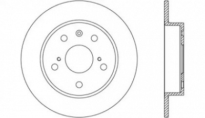 OPEN PARTS bda277310 -  Тормозной диск